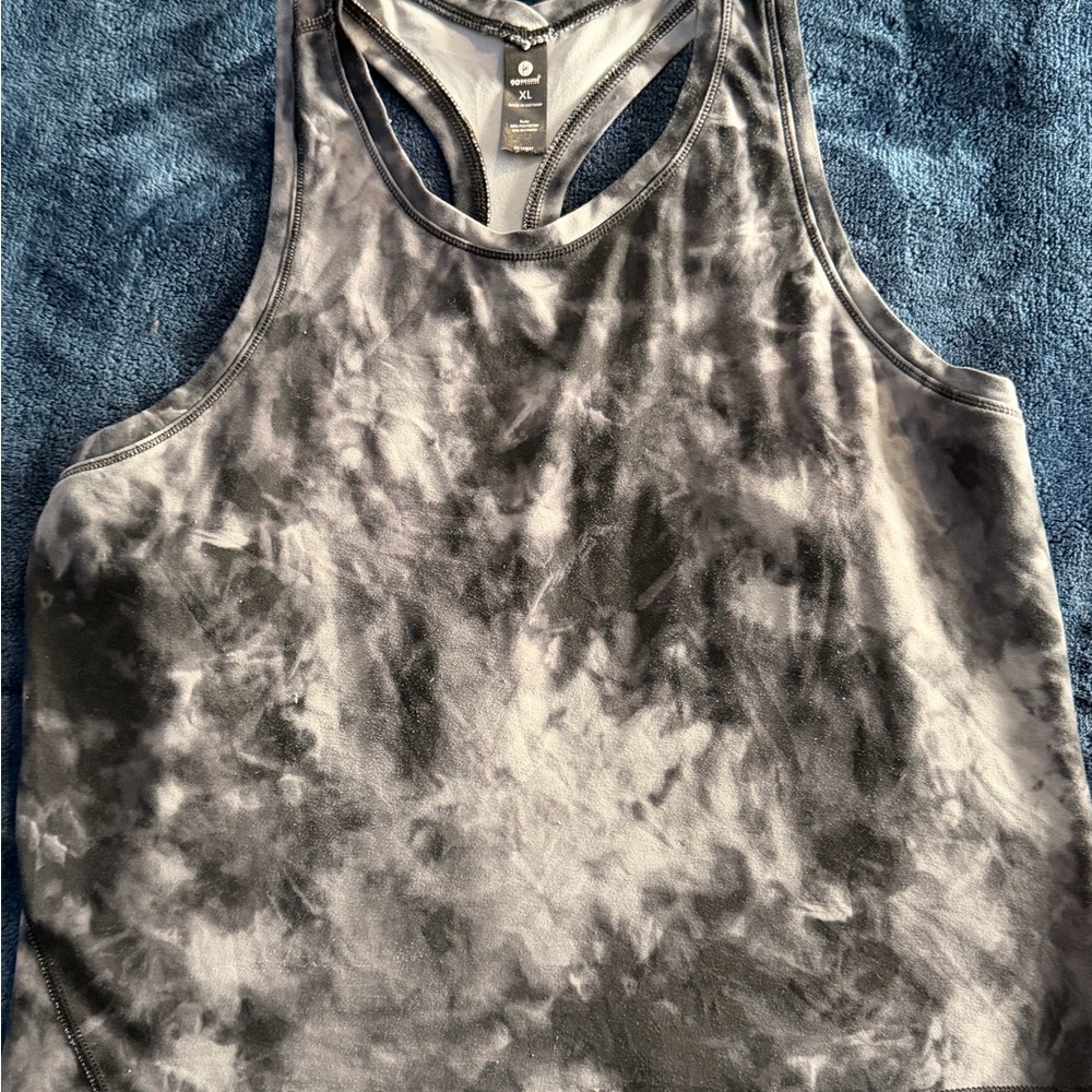 Old Navy Black and Gray Women's Tank Top
